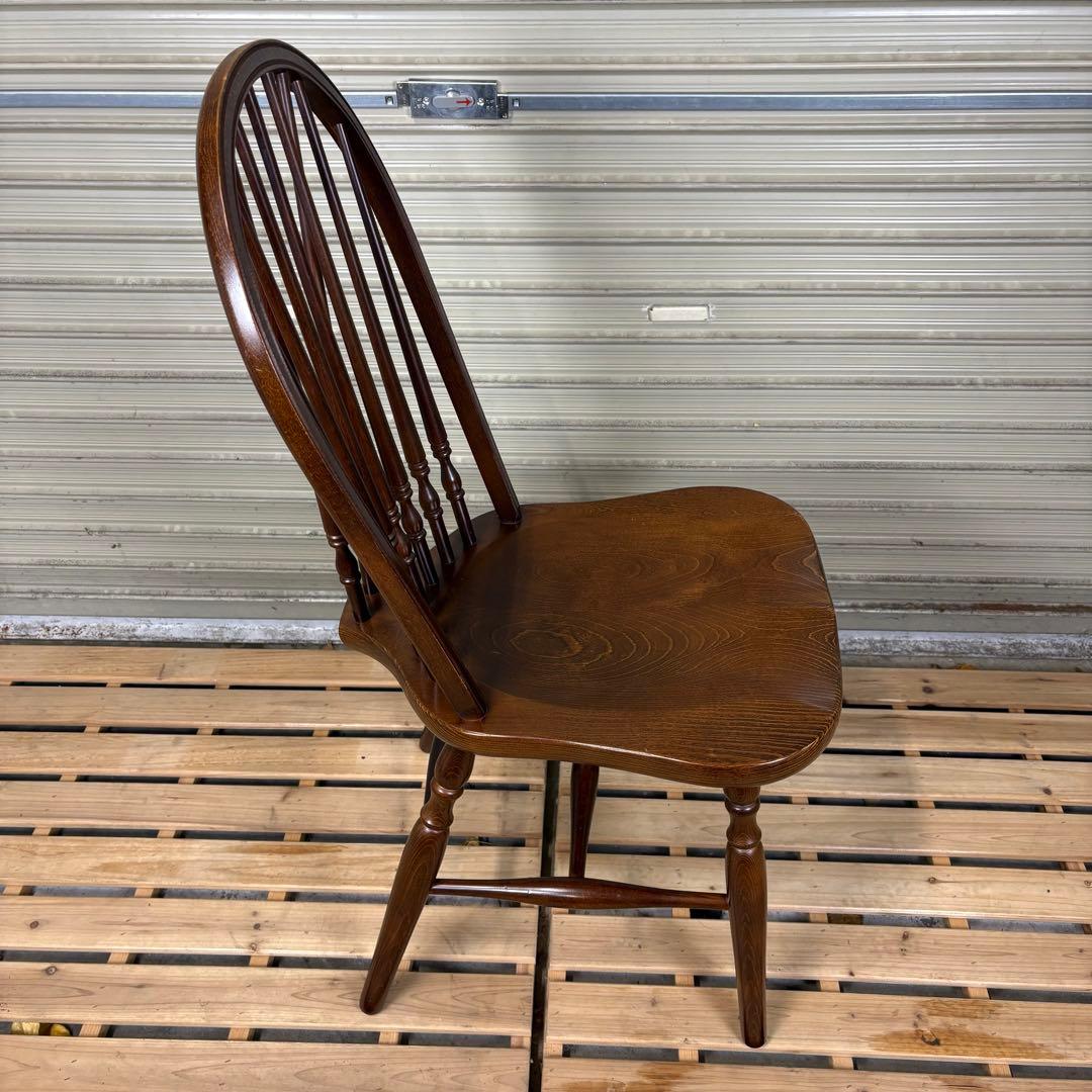 【送料込】秋田木工　ヴィンテージチェア　ダイニングチェア　椅子　アンティーク④
