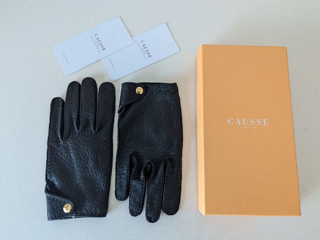 新品 CAUSSE（コース／ガンコス）アンライニングペッカリーグローブ 手袋