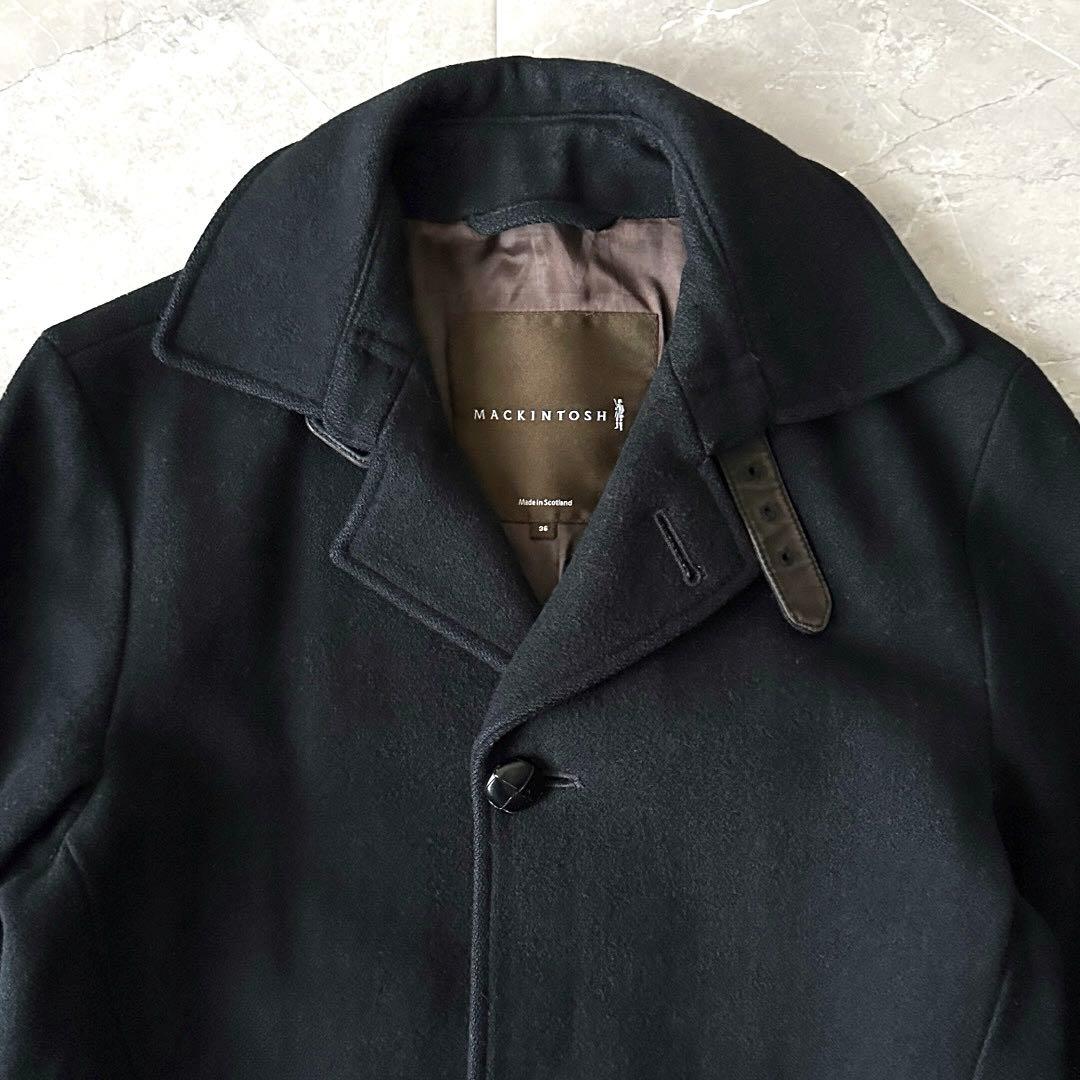 MACKINTOSH LONDON ウール ショート丈 ステンカラーコート S
