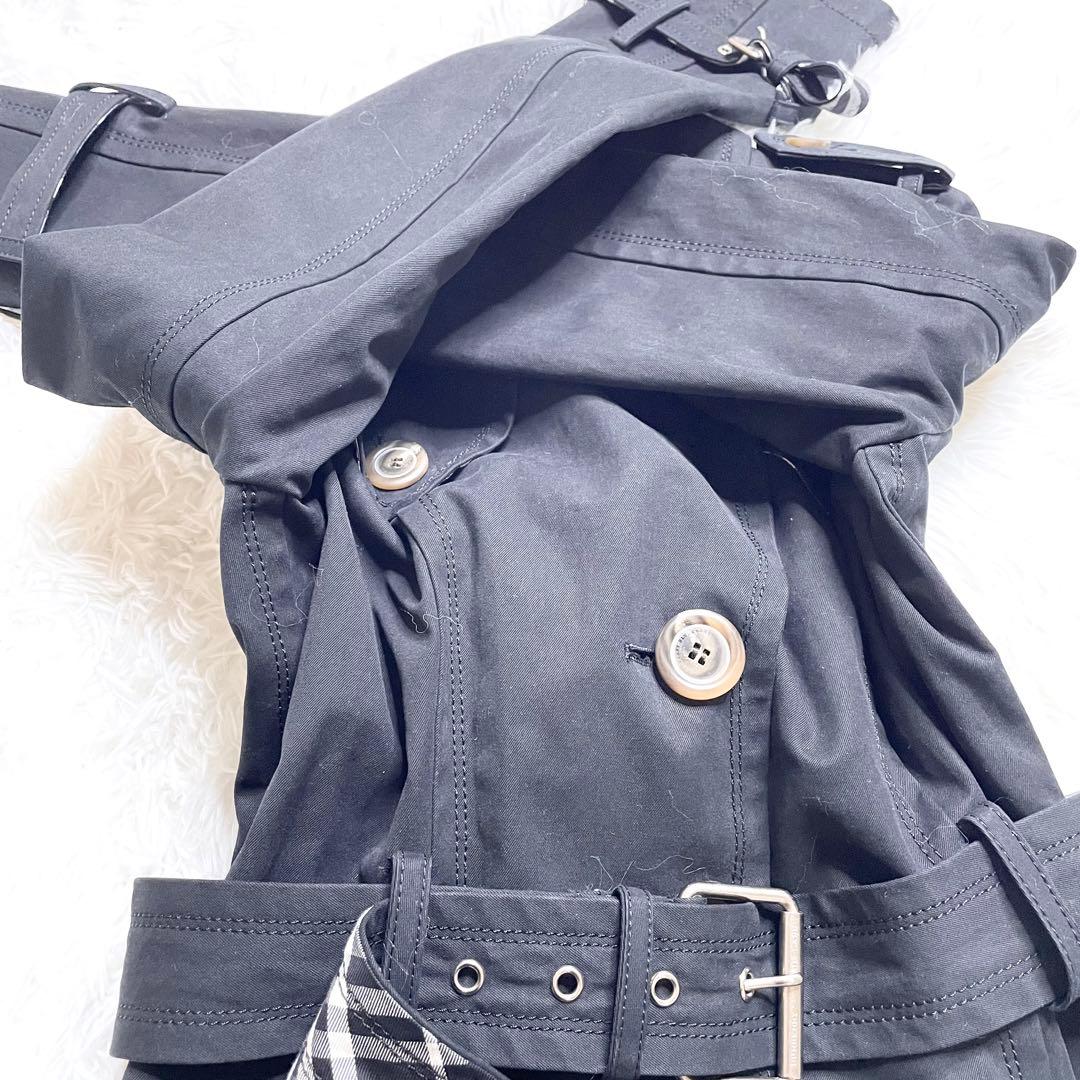 美品✨ BURBERRY BLUE LABEL トレンチコート 38 黒