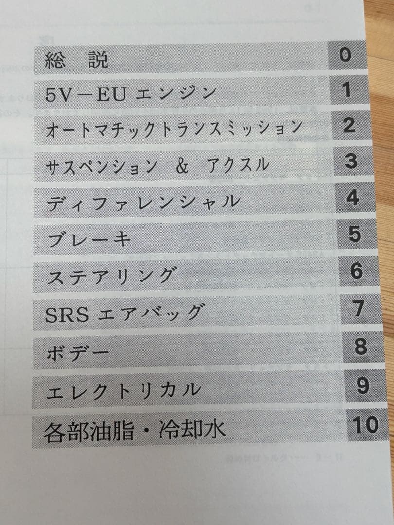 トヨタ　センチュリー　VG40 45 修理書　1992年