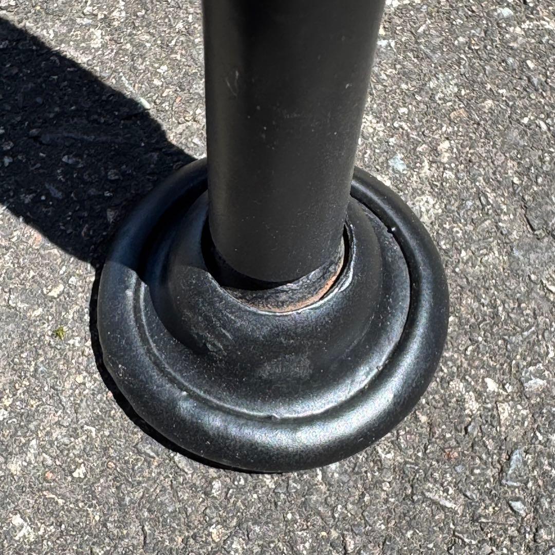 【新潟県魚沼市直接引き取り限定】ノーザンオハイオ　ガーデンチェア　ブラック 6脚