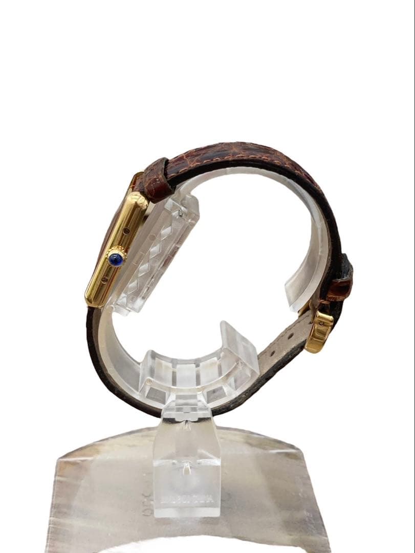 カルティエ マストタンクヴェルメイユ 925 5057001 電池交換済 (Ｏ)