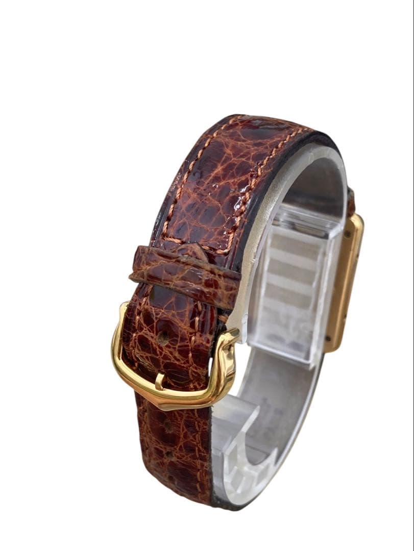 カルティエ マストタンクヴェルメイユ 925 5057001 電池交換済 (Ｏ)