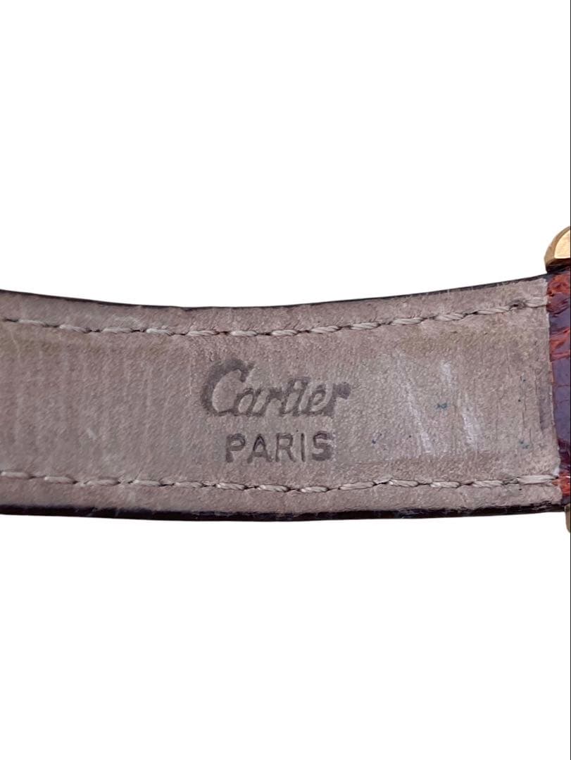 カルティエ マストタンクヴェルメイユ 925 5057001 電池交換済 (Ｏ)