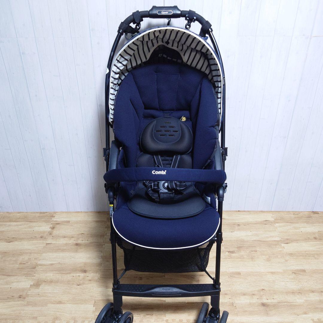 ✩美品✩ コンビ スゴカル ハンディ エッグショック ネイビー ベビーカー
