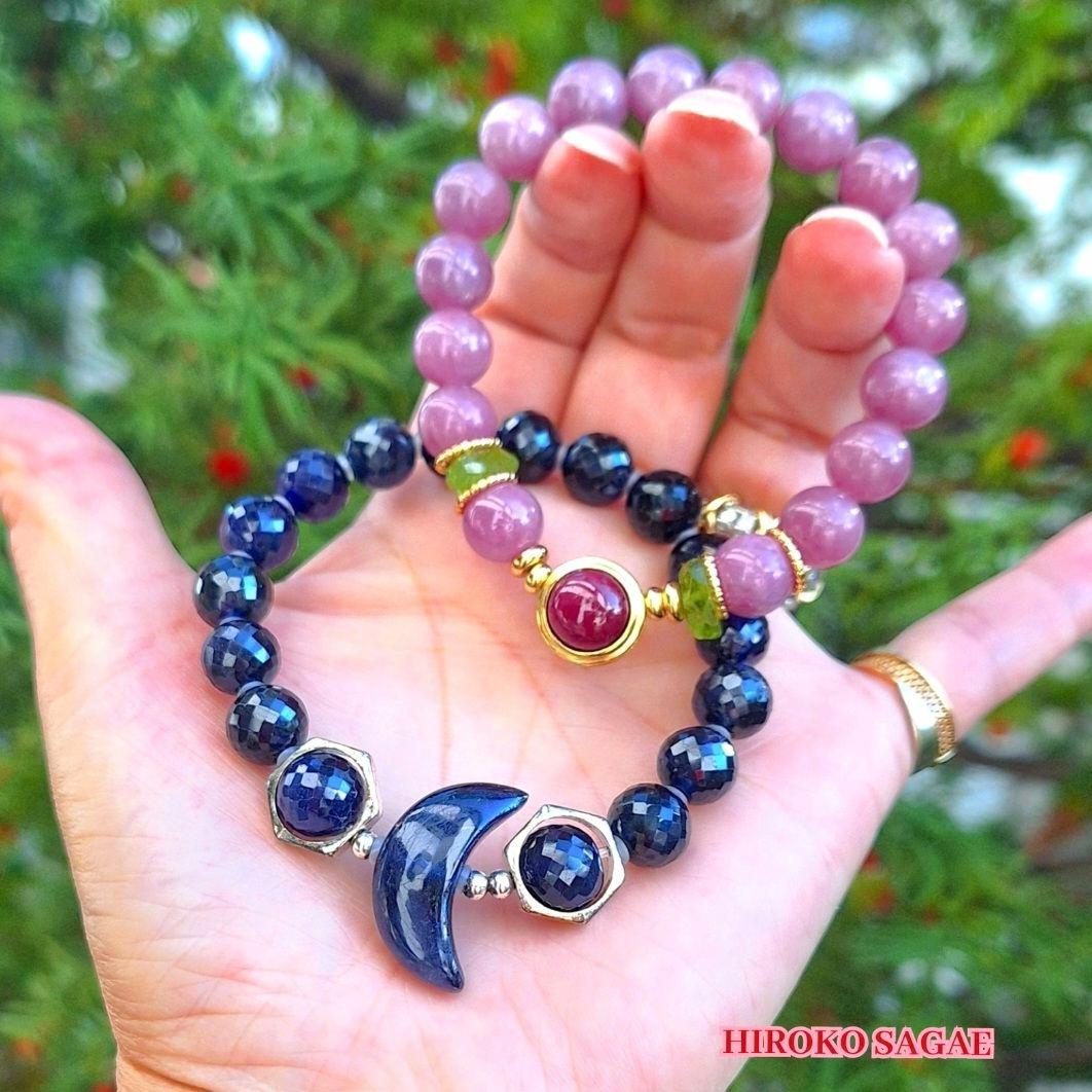 ルビー ペンダントトップ ピンクサファイア ペリドット ブレスレット