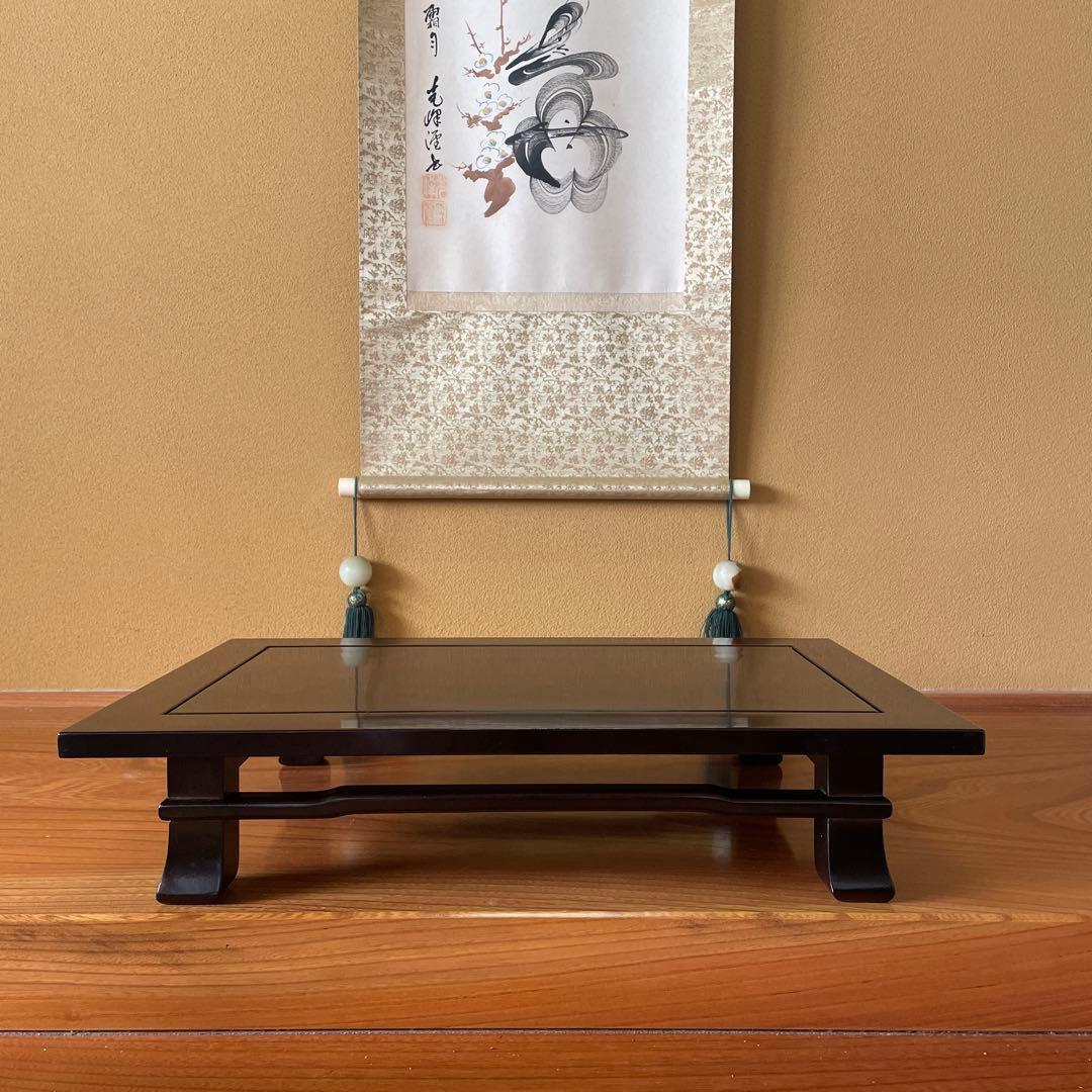 【唐木】[高級] 紫檀 花台 盆栽台 飾り台 木製 天然木 ビンテージ品