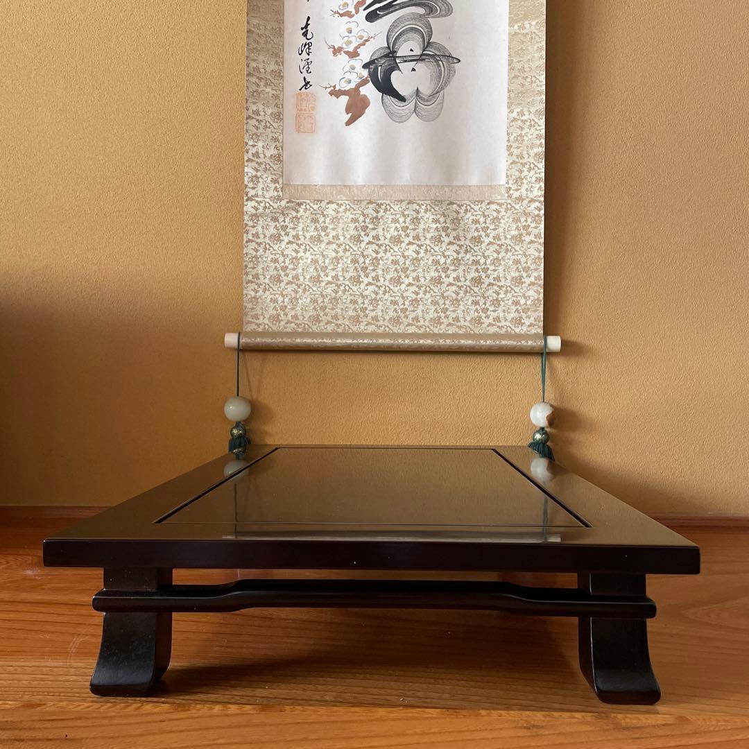 【唐木】[高級] 紫檀 花台 盆栽台 飾り台 木製 天然木 ビンテージ品