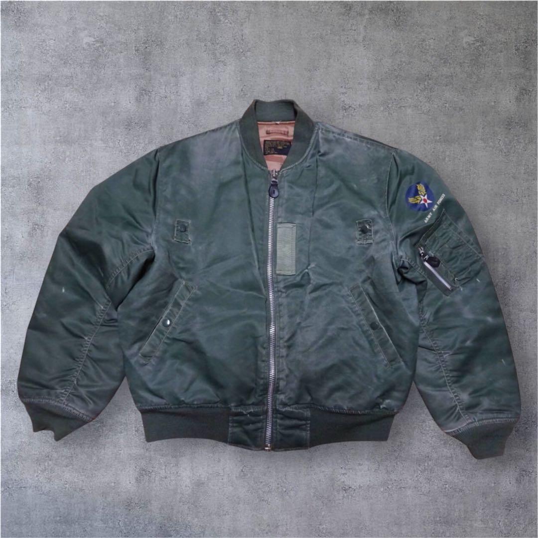USA製 80s H.S.T,CO 初期ma-1 flight jacket