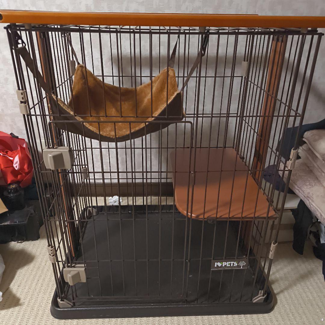 Bonbi Alcon キャットケージ ハンモック付き