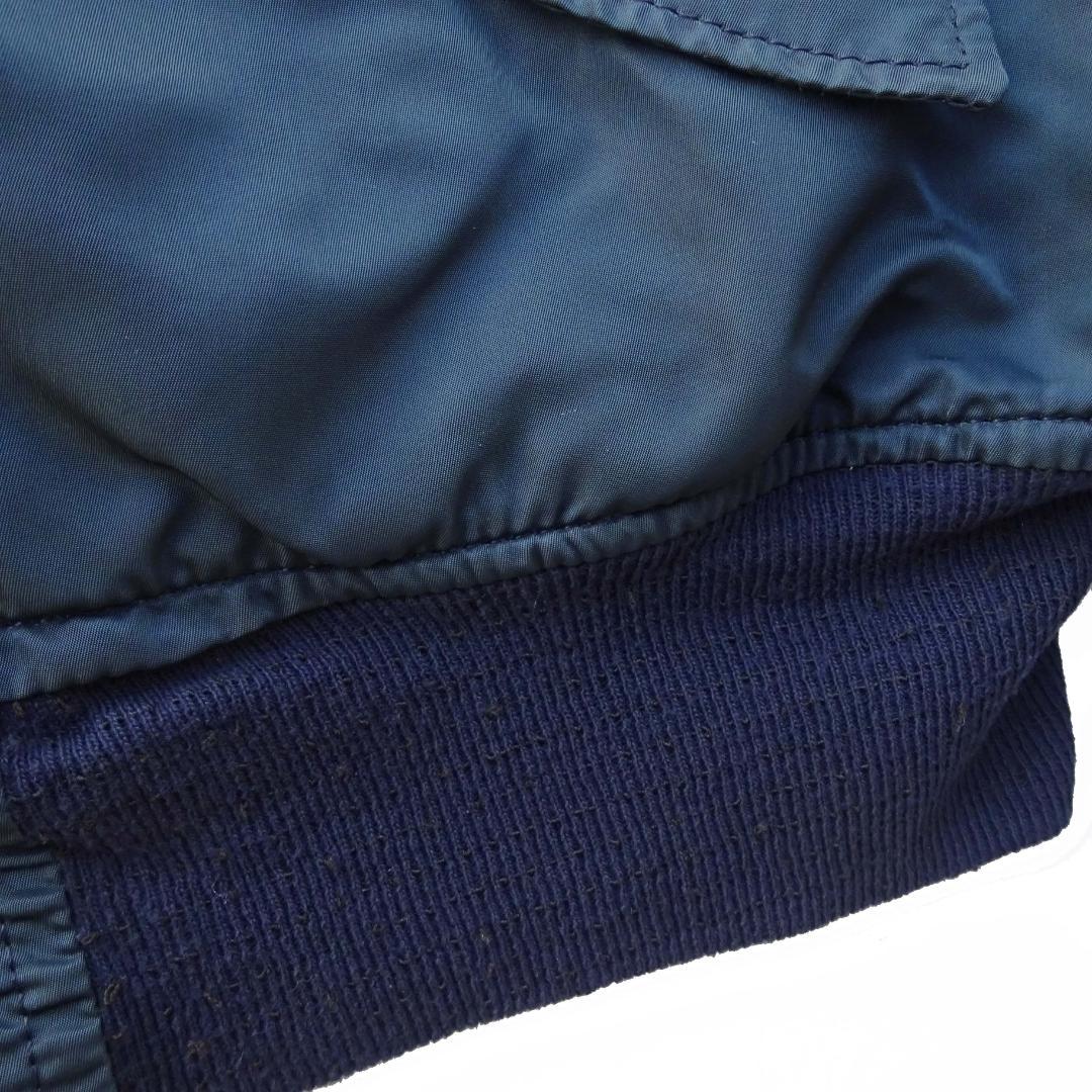 USA製80s当時物ALPHA アルファフライトジャケットMA-1ネイビーM