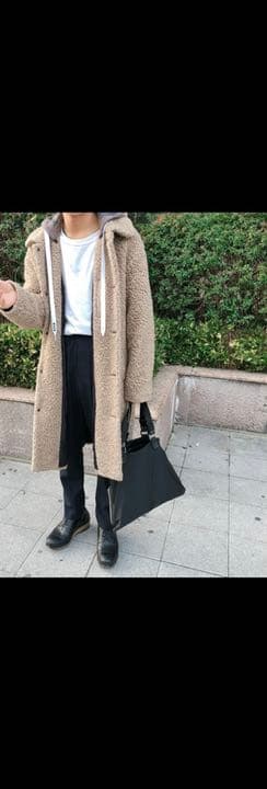 MSGM 取り外し可能フーディボアコート