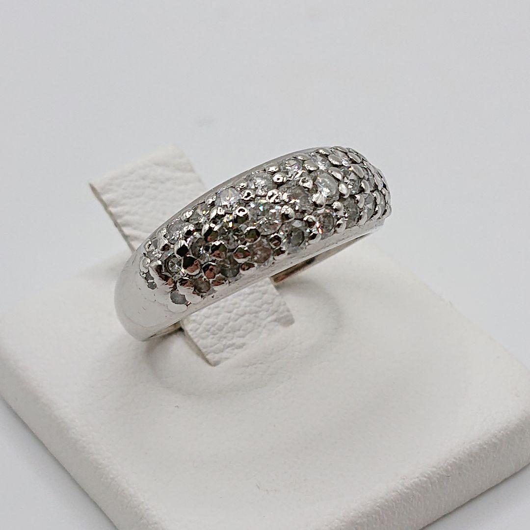 リリコ様1カラット パヴェリング 天然ダイヤモンドリング アンティークPt900