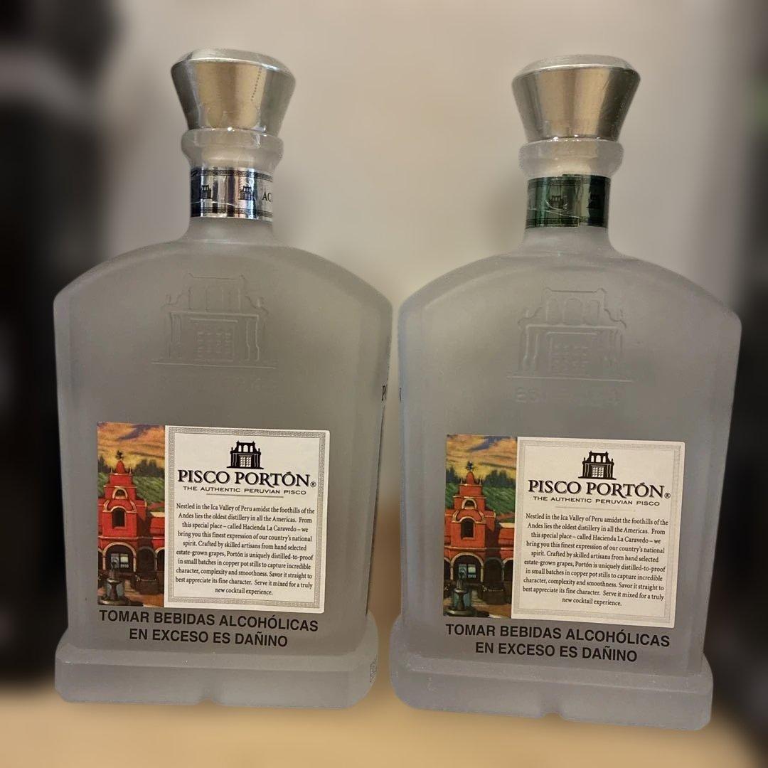 Pisco Portón アチョラードとモスト・ベルデ・イタリア　2本セット
