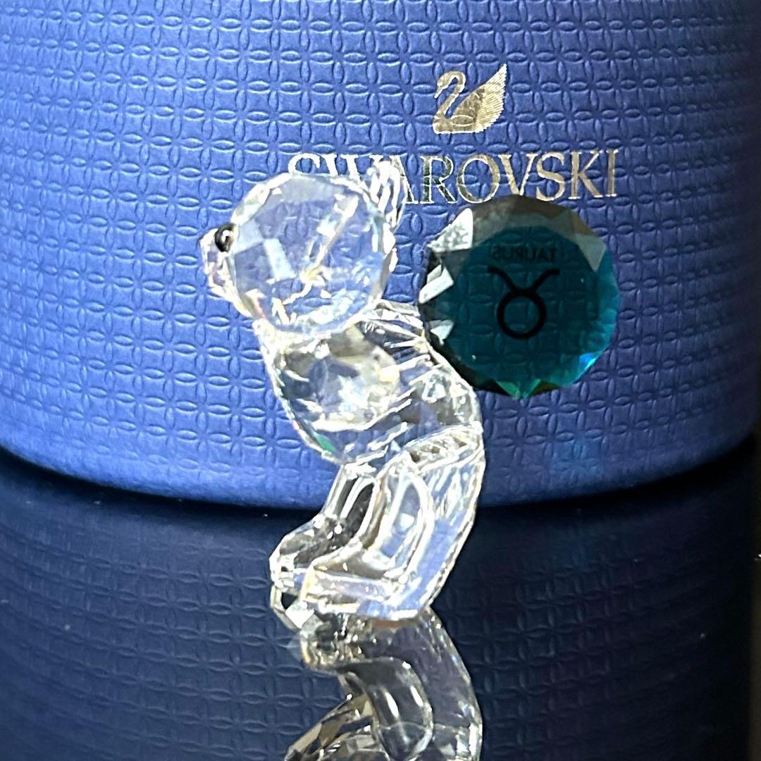 スワロフスキー クリスベア 星座 おうし座 フィギュリン 置物 エメラルド