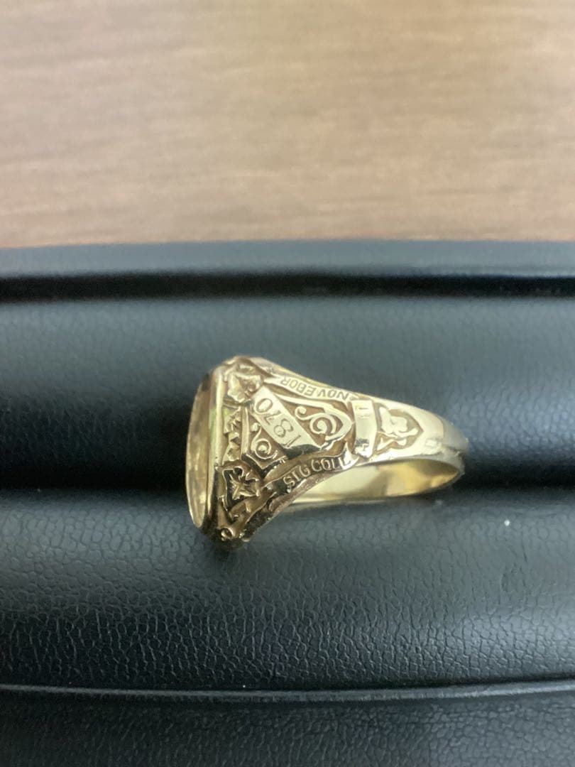 TIFFANYカレッジリング14Kビンテージ1925年製　サイズ12号程度
