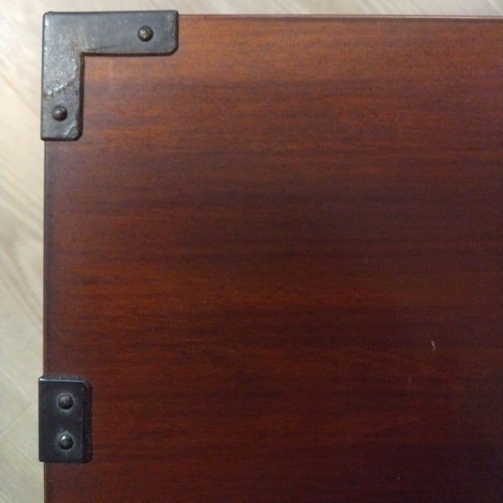 熊野堂 仙台箪笥 鍵付き 漆塗り 船箪笥 美品です。 希少