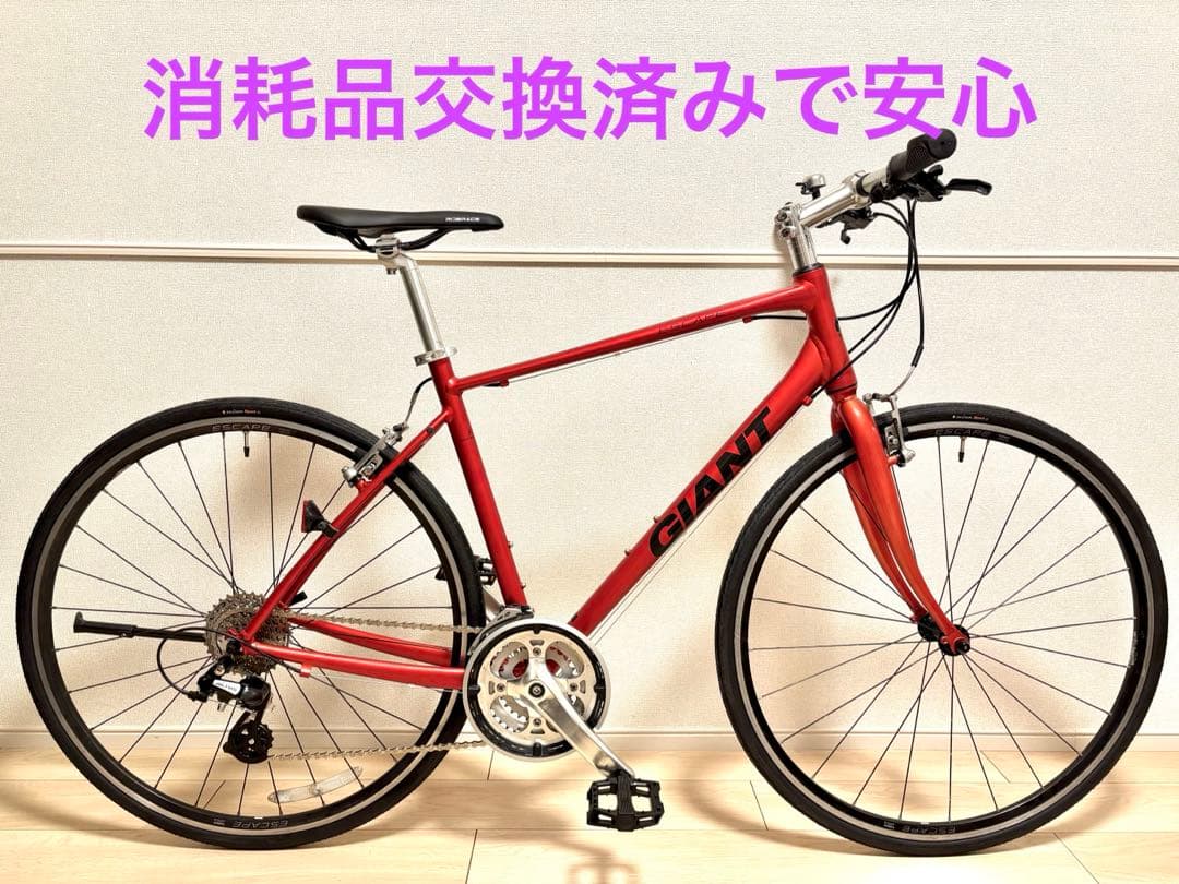 ☆美品2020 Giant ジャイアント エスケープR3 赤メタ