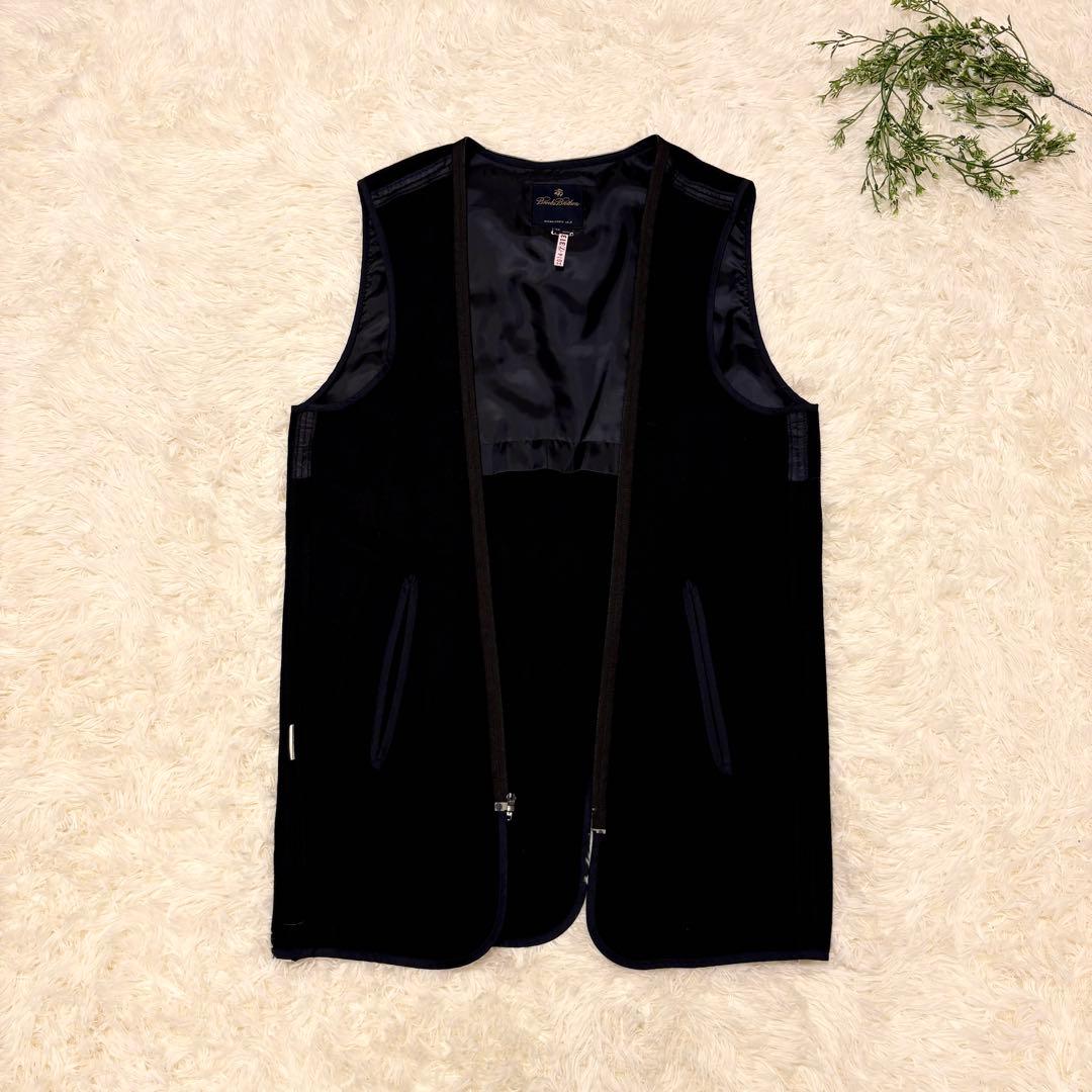 【美品✨】ブルックスブラザーズ 比翼ステンカラーコート 38ファスナー式ライナー