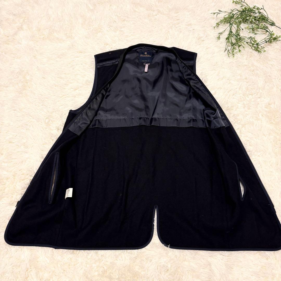 【美品✨】ブルックスブラザーズ 比翼ステンカラーコート 38ファスナー式ライナー