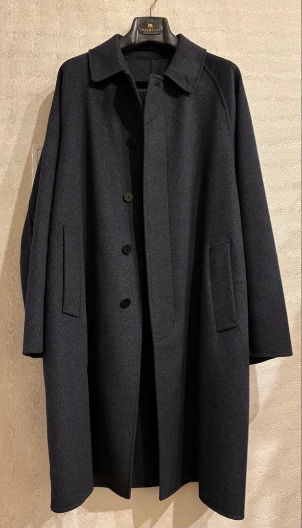 ショートビーバーフィニッシュ リバーメルトン バルカラー コート