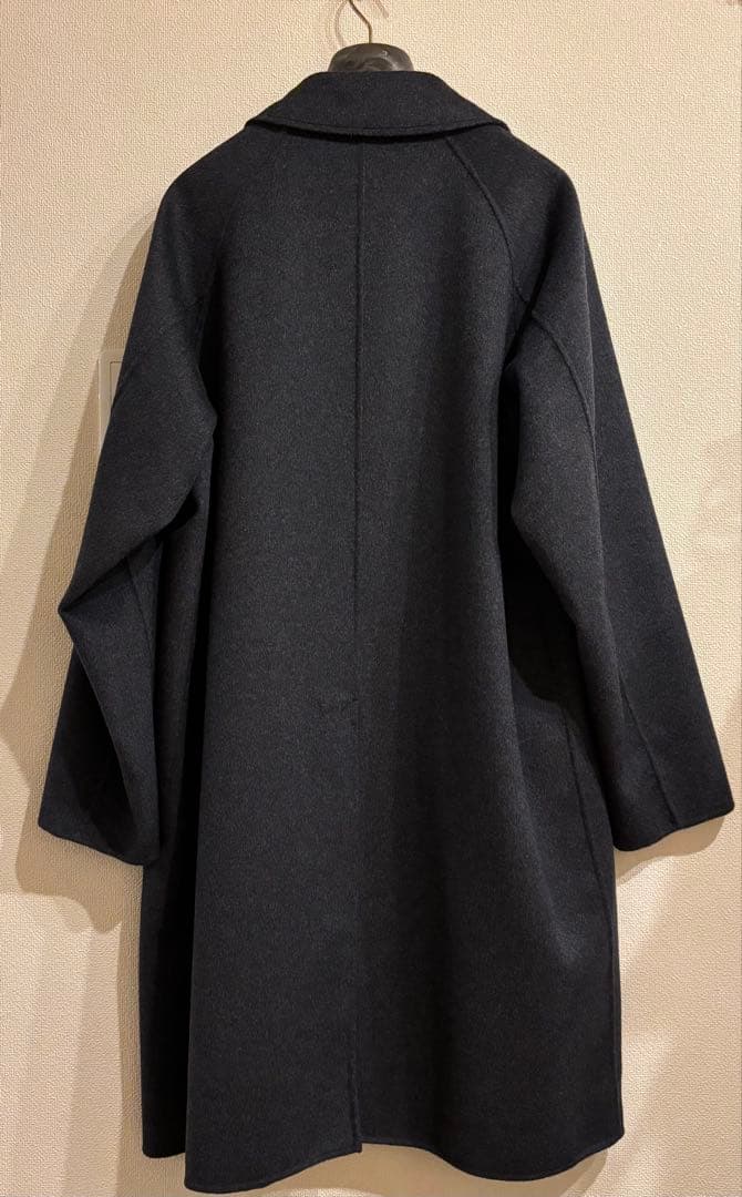 ショートビーバーフィニッシュ リバーメルトン バルカラー コート