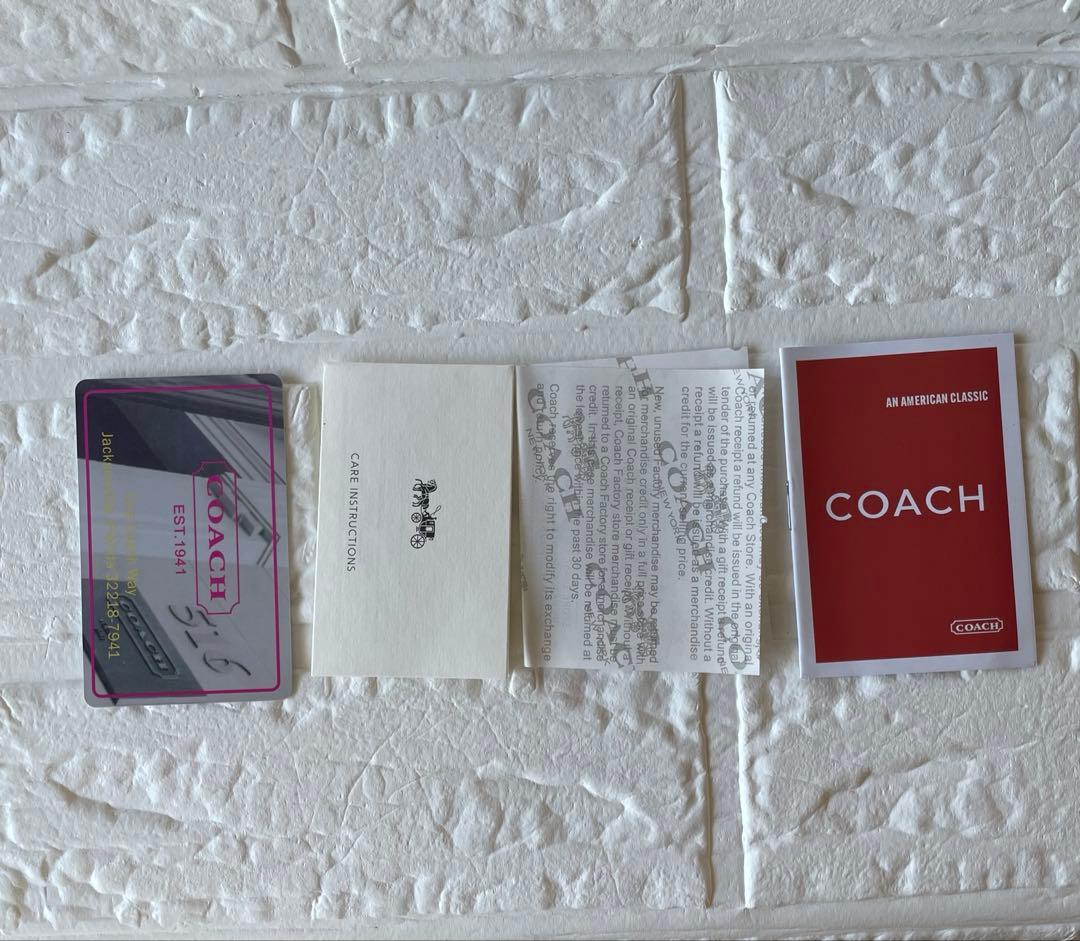 週末セール‼️ 新品COACH 二つ折り財布 ブラウン/レッド 赤 ギフト 箱付き