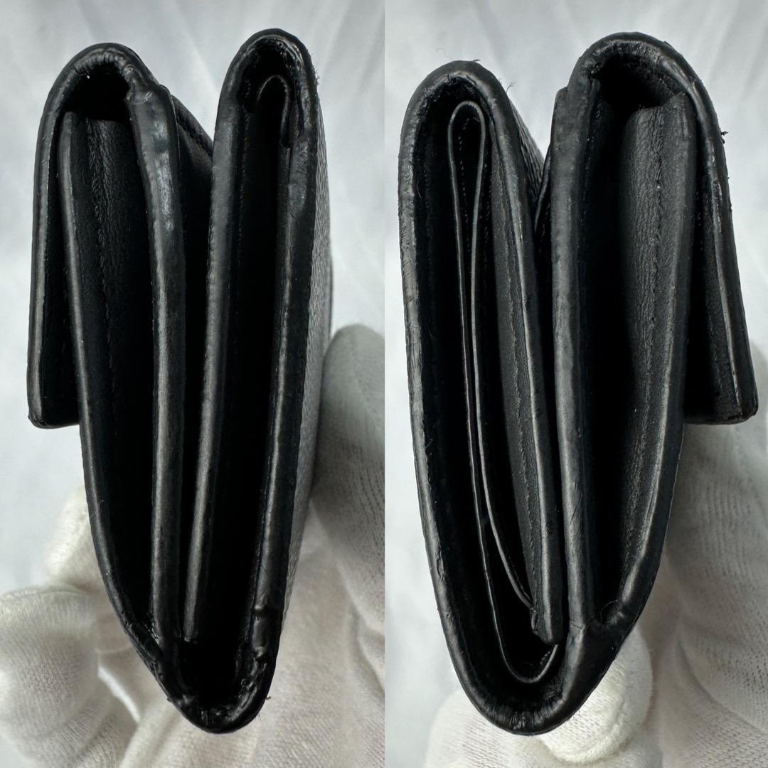 【美品】ルイヴィトン 折り財布 ディスカバリー コンパクト モノグラムエクリプス