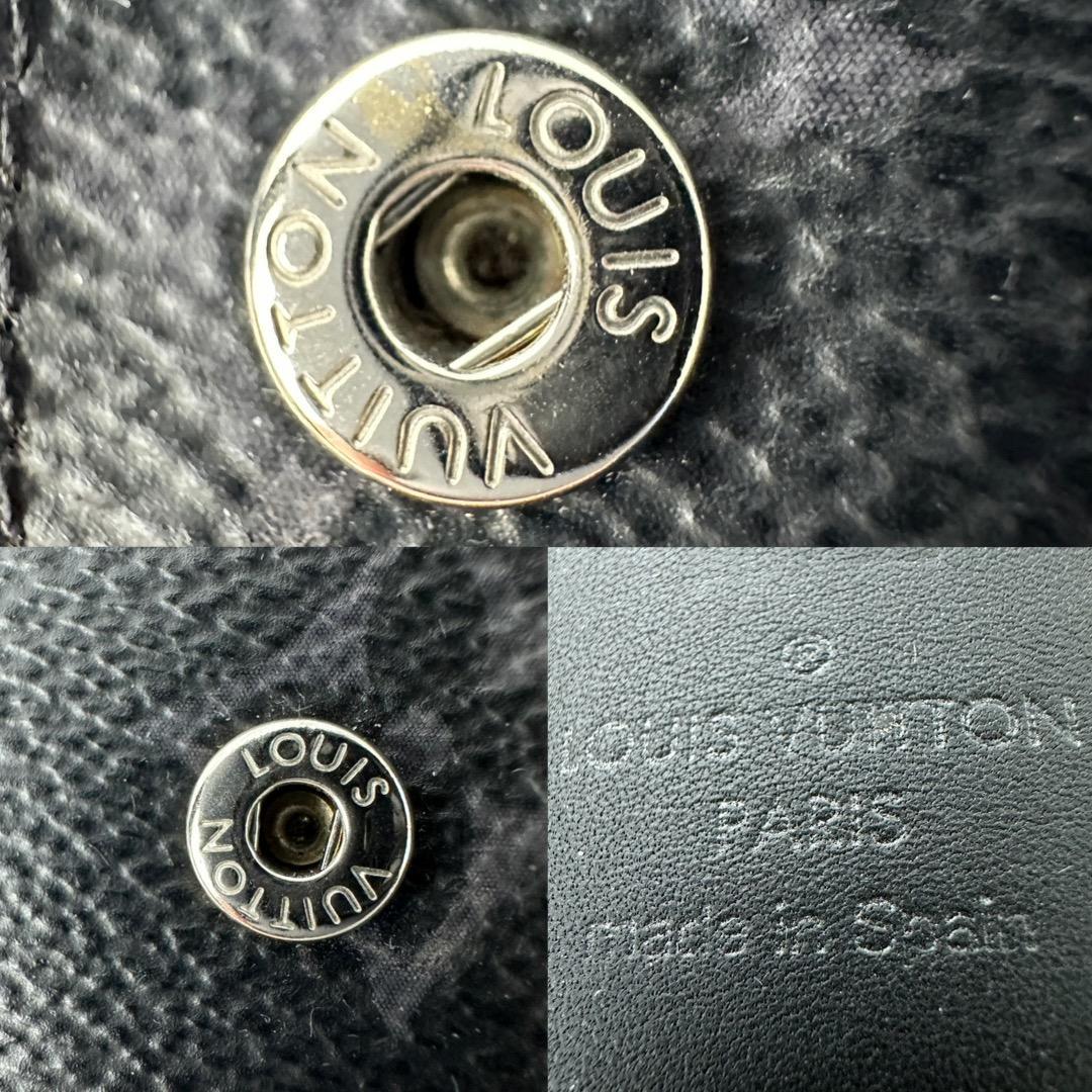 【美品】ルイヴィトン 折り財布 ディスカバリー コンパクト モノグラムエクリプス