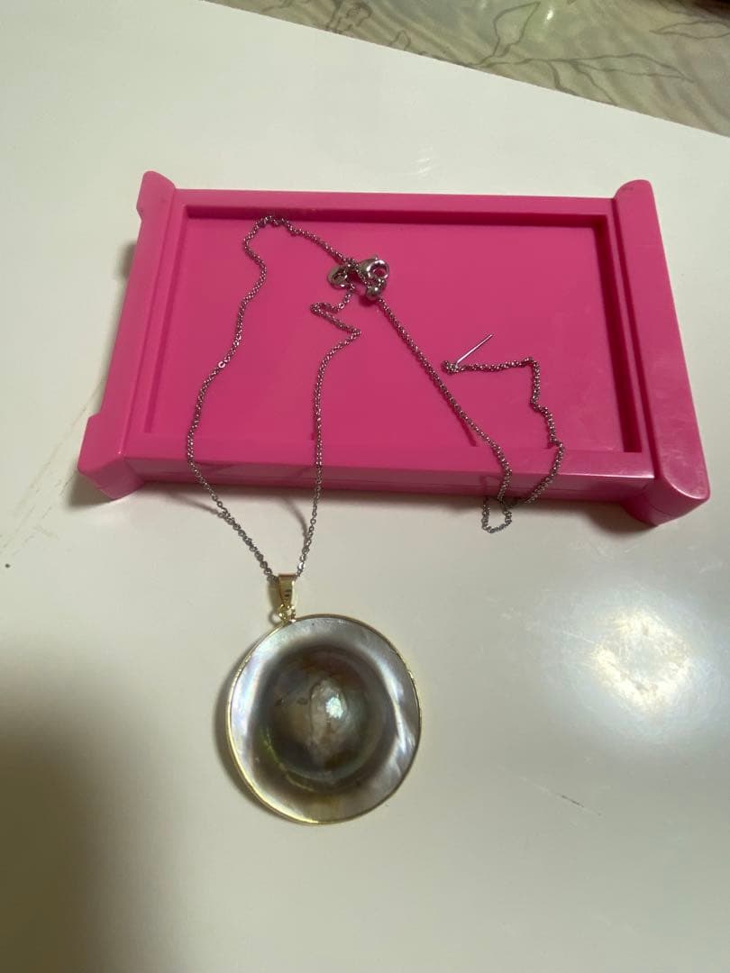 マベパールネックレス　巨大真珠　新品　送料無料