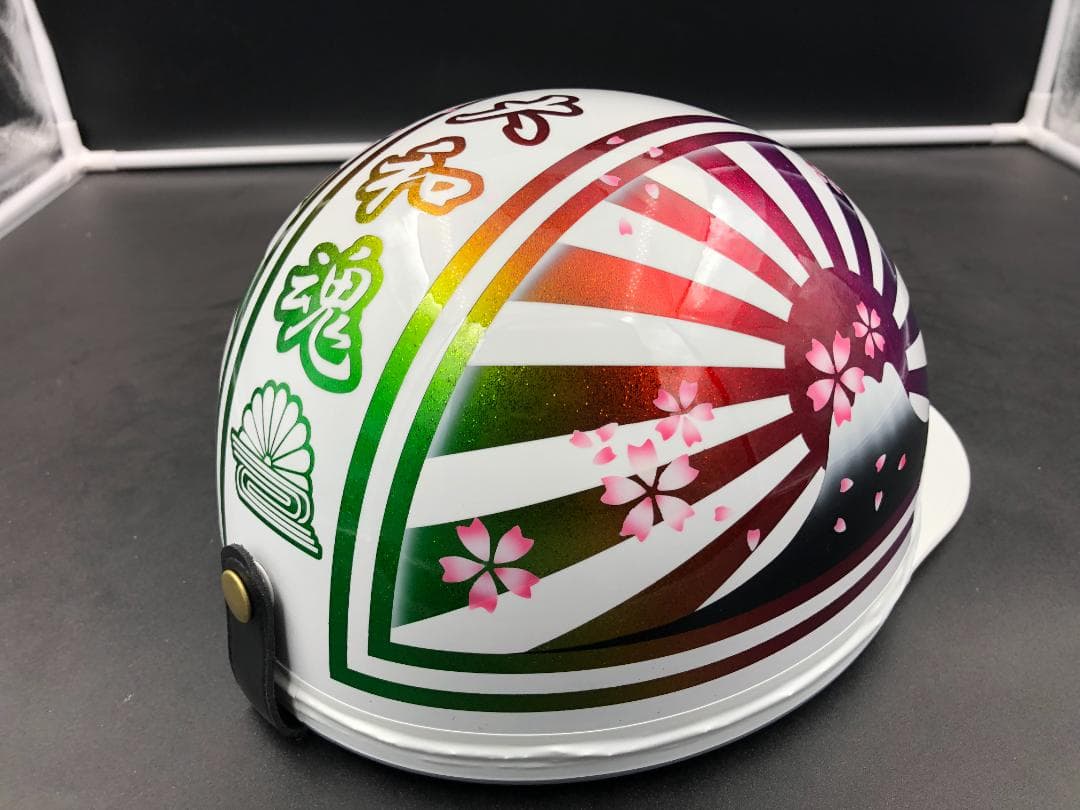 コルク半　カスタム　富士日章　マジック　ホワイトラメグラデーション桜　高級クリヤ