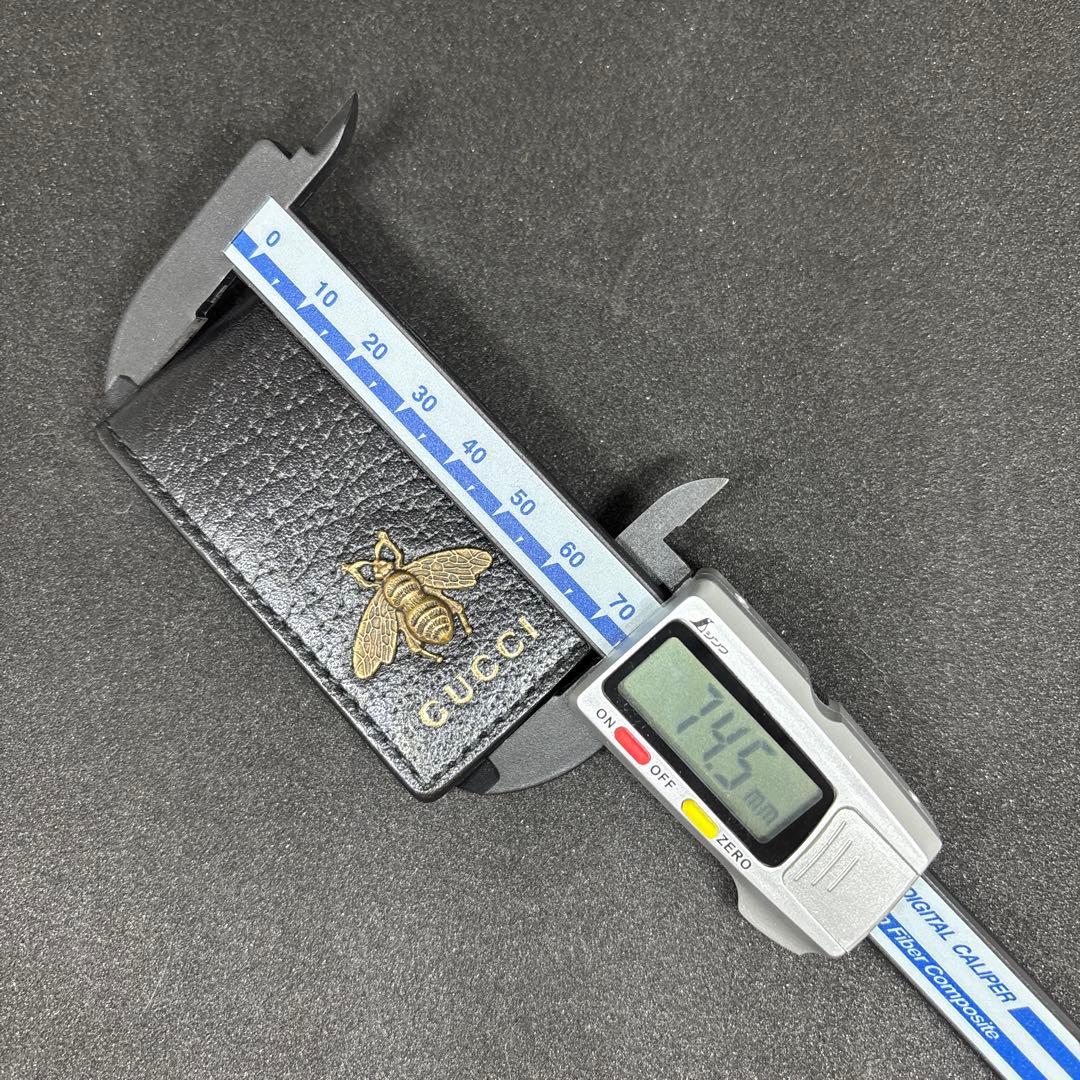 GUCCI アニマリエ ビー レザー マネークリップ 522914