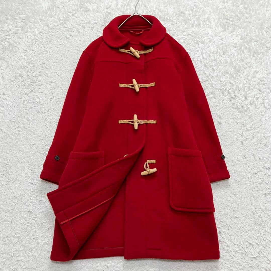 極美品✨マーガレットハウエル ダッフルコート 英国製 木製トグル レッド 赤