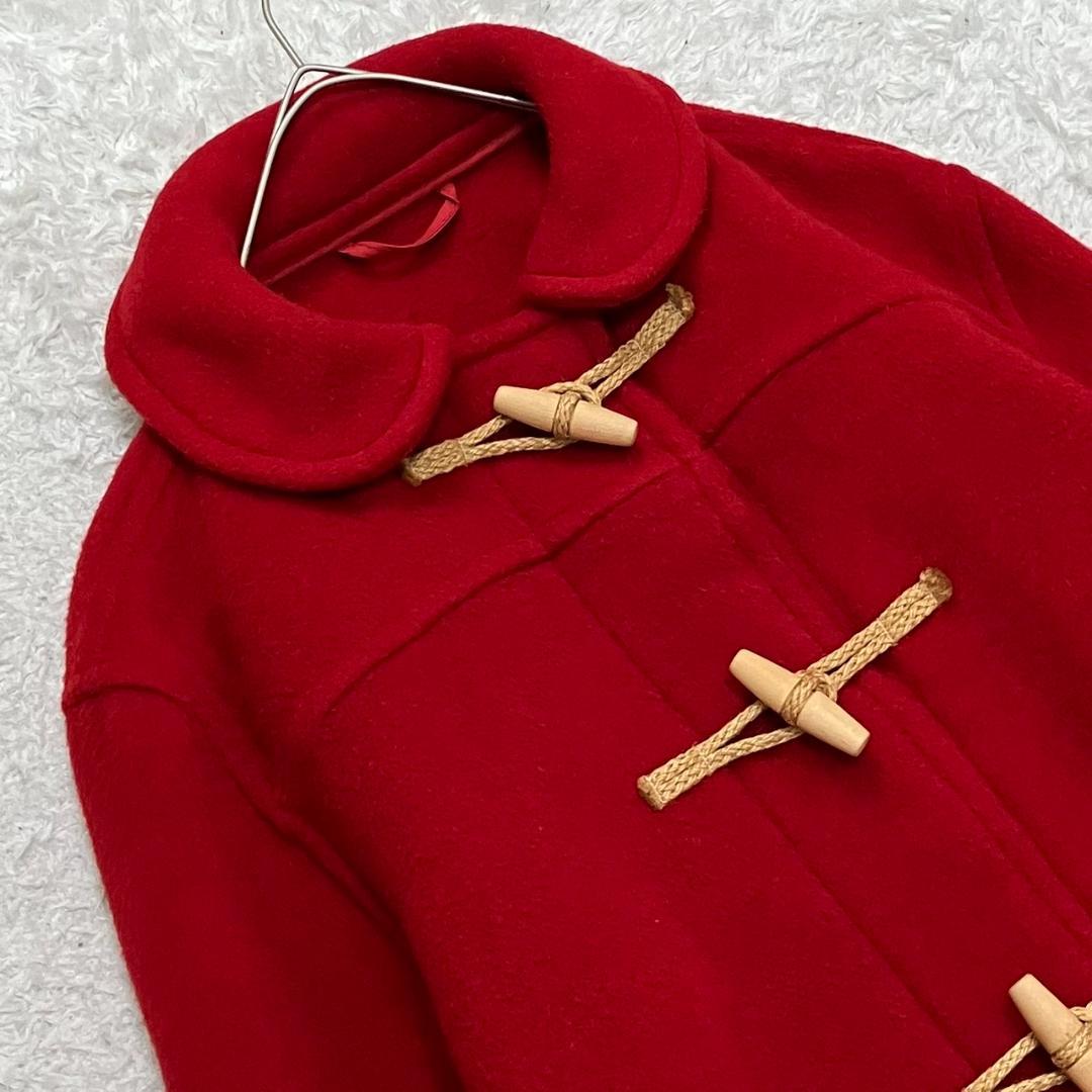 極美品✨マーガレットハウエル ダッフルコート 英国製 木製トグル レッド 赤