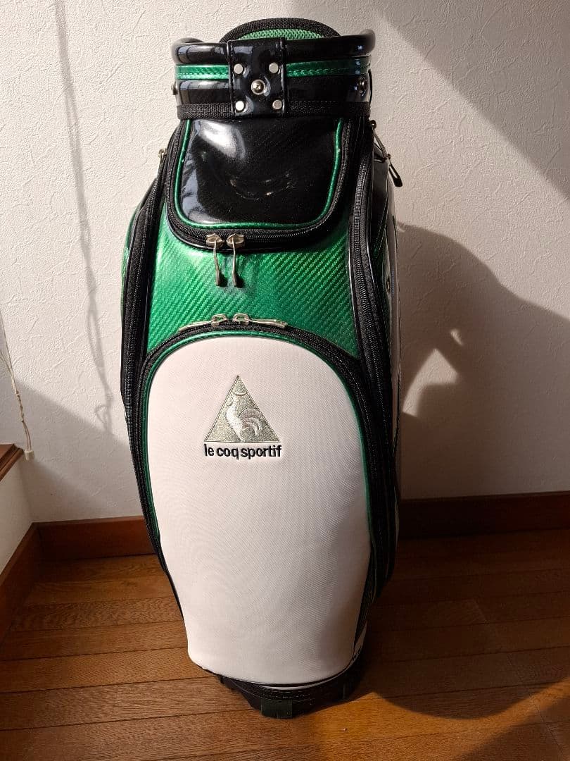le coq sportif キャディバッグ 緑/白