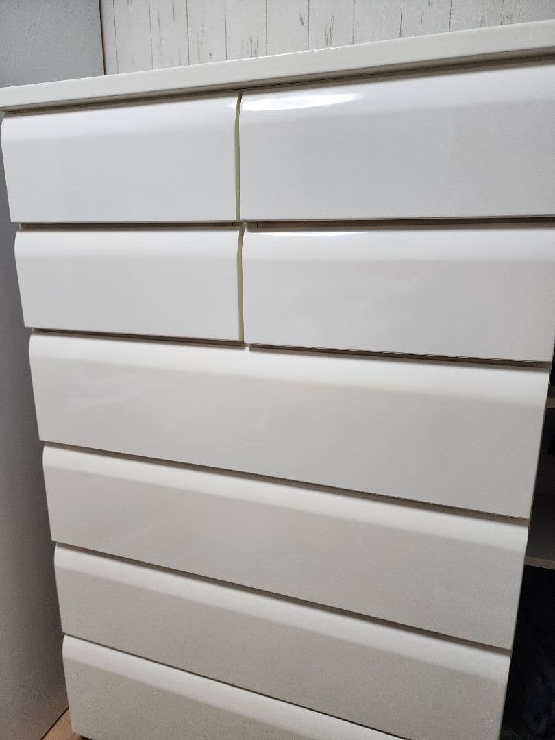 ニトリ ホワイトハイチェスト