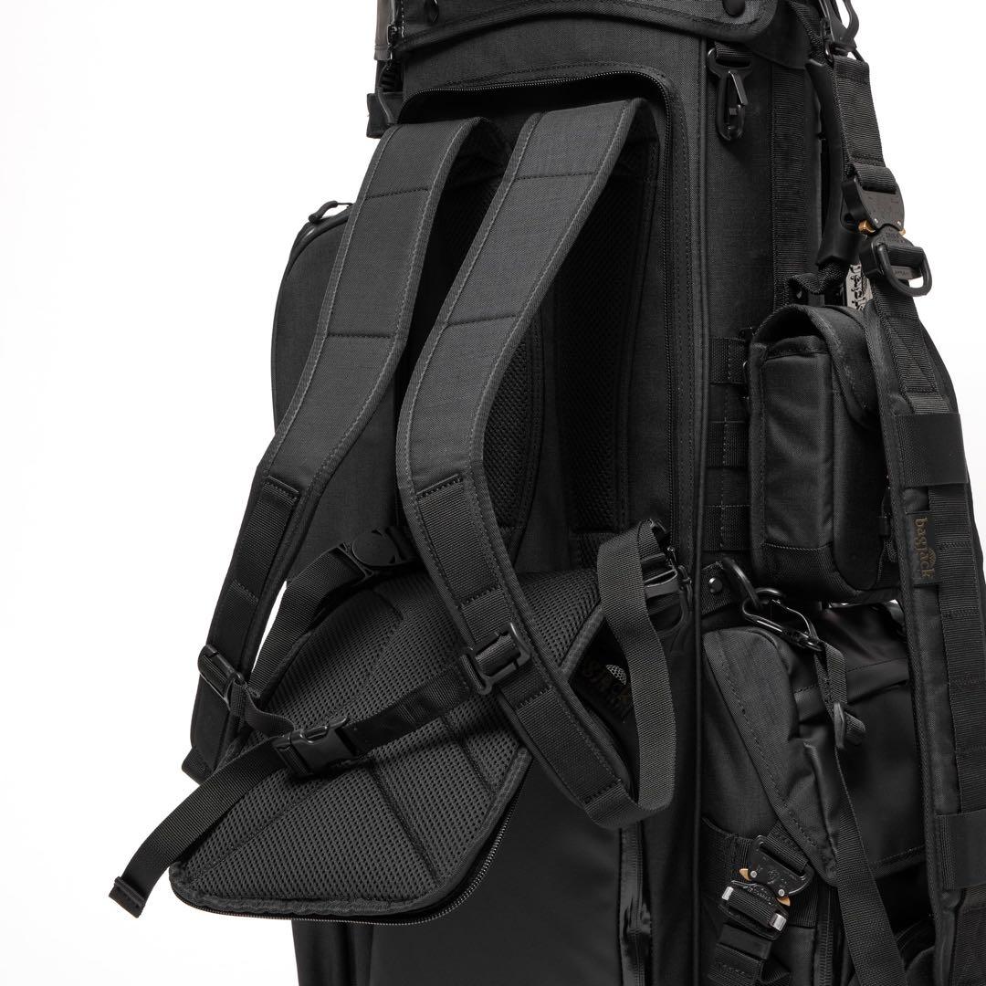 bagjack golf キャディバッグ　ブラック　カートバッグ