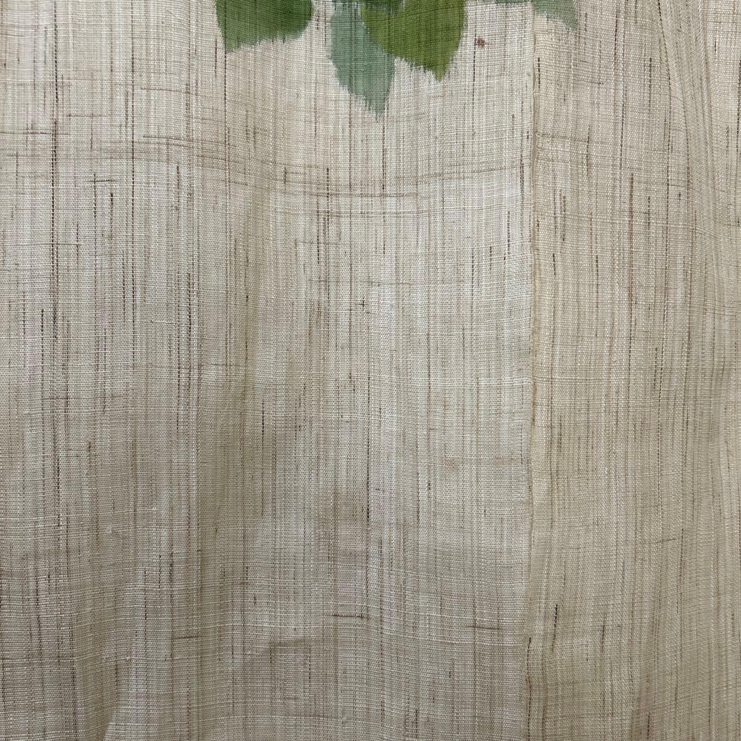 麻100% のれん　和風　京都　洛柿庵　山法師