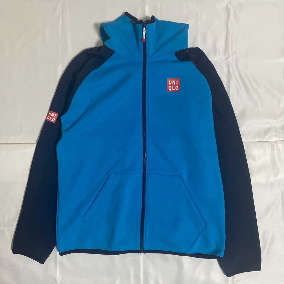 UNIQLO テニス 2015 錦織圭系 限定 XL 希少配色　ジップパーカー