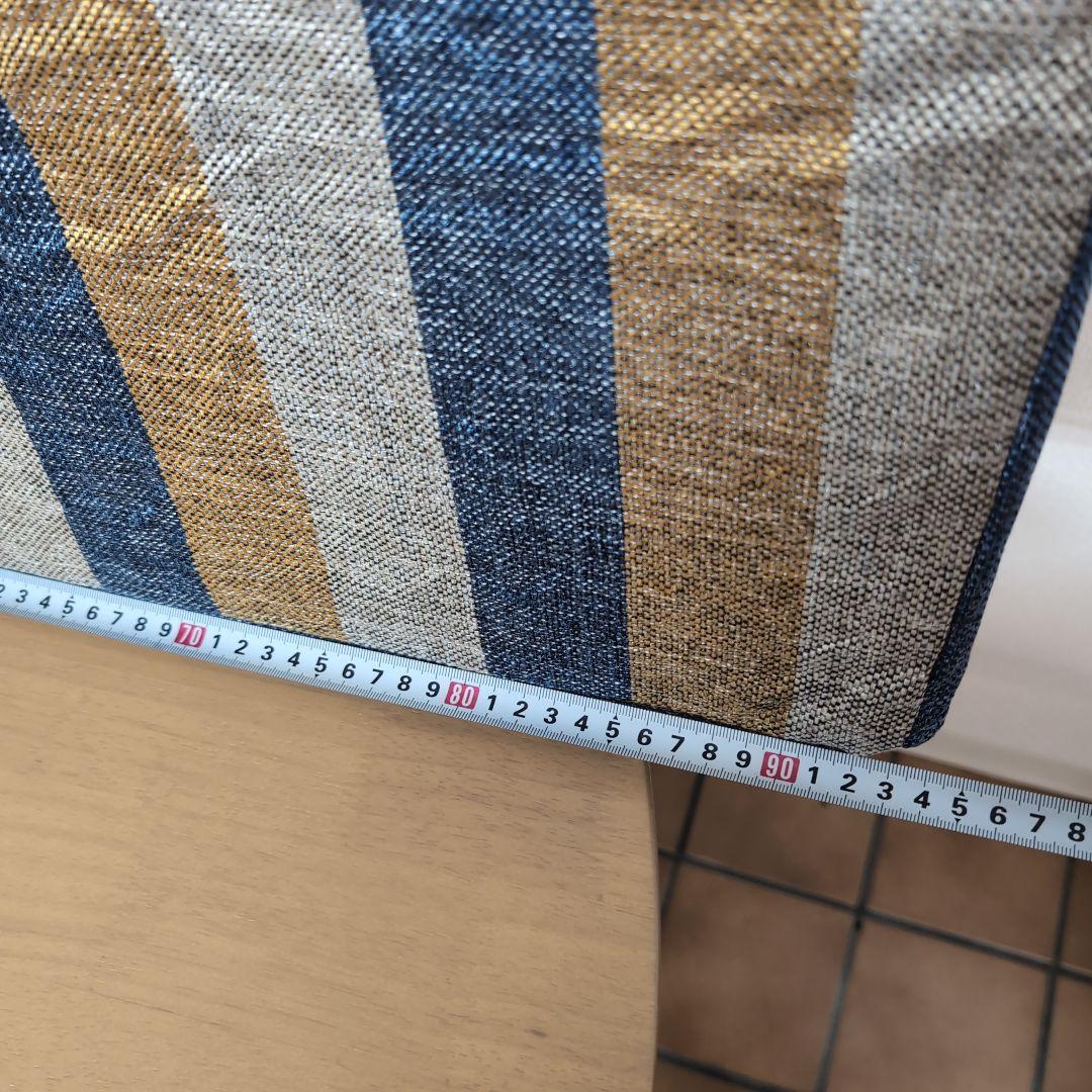 グリーンとグレーのベッドクッション 約94cm x 74cm×15cm