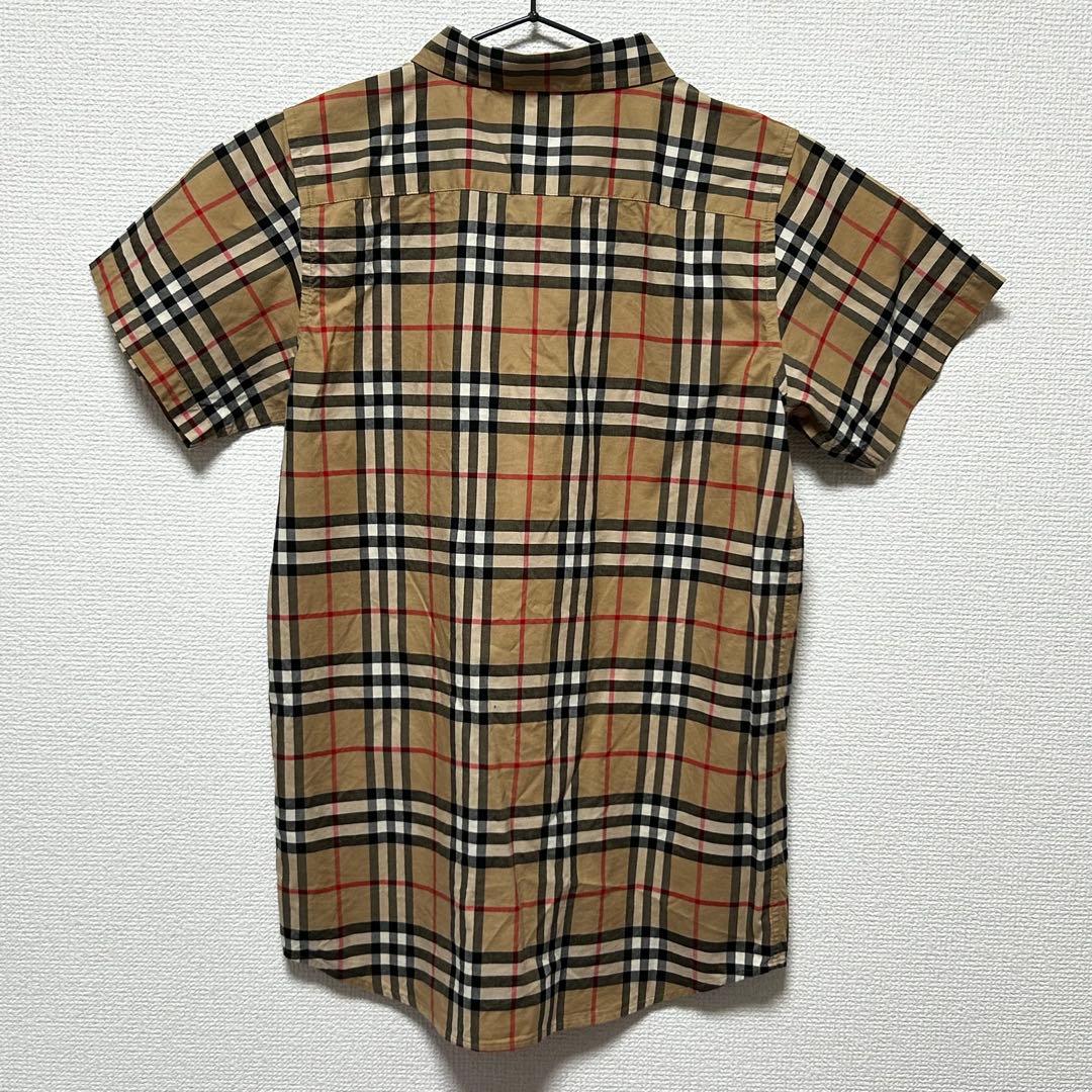 BURBERRY バーバリー シャツ 半袖 チェック 164 14Y