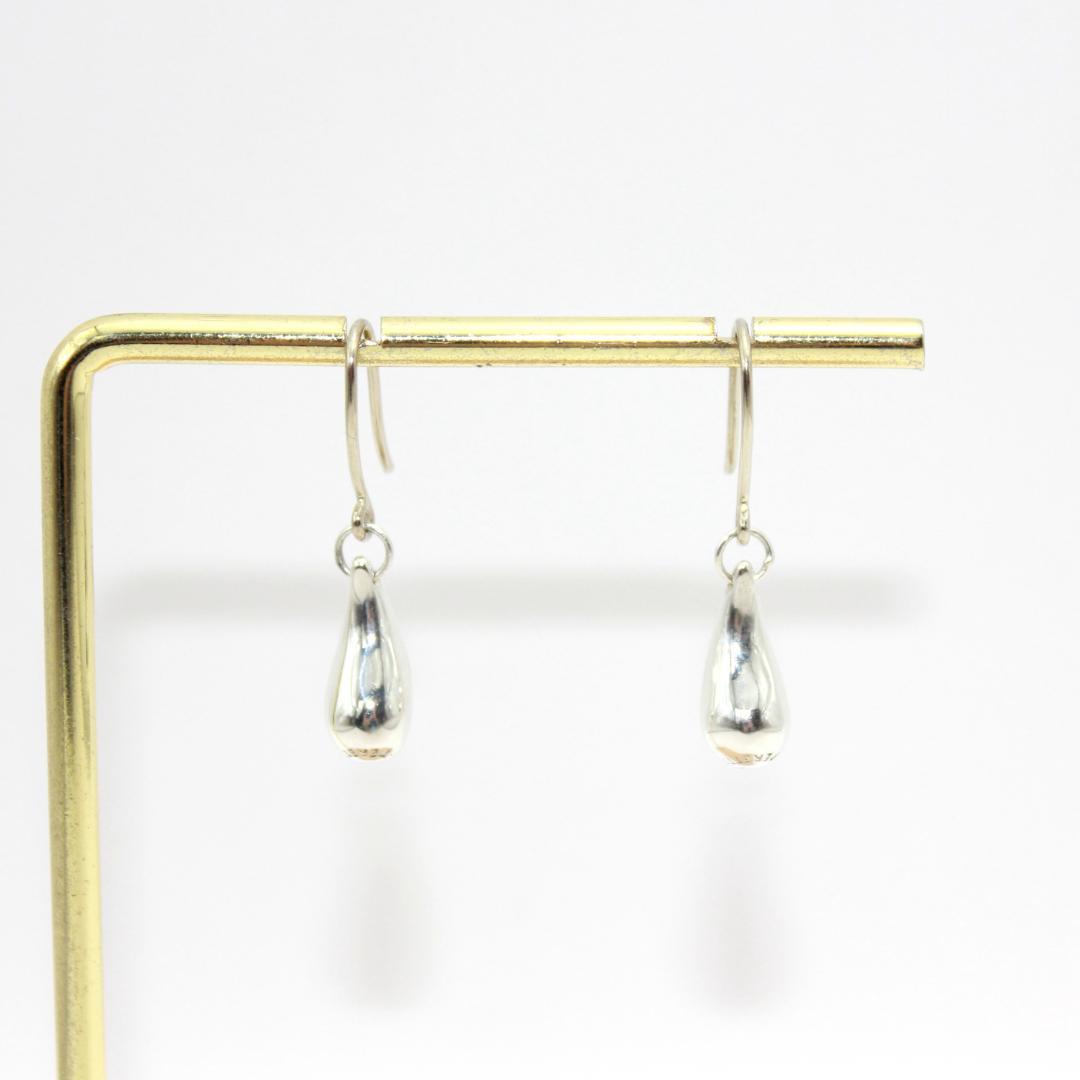 美品 Tiffany&Co. ティファニー ティアドロップ シルバー ピアス