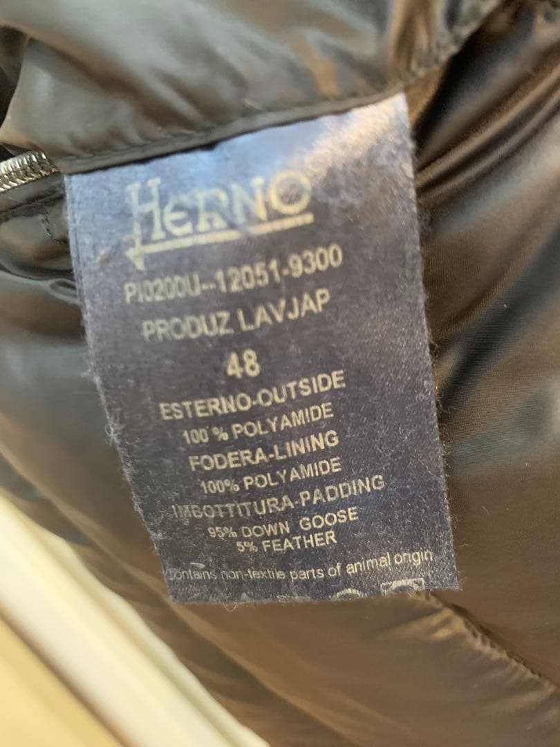 断捨離最終値下げHERNO(ヘルノ) ダウンベスト サイズ48 XL