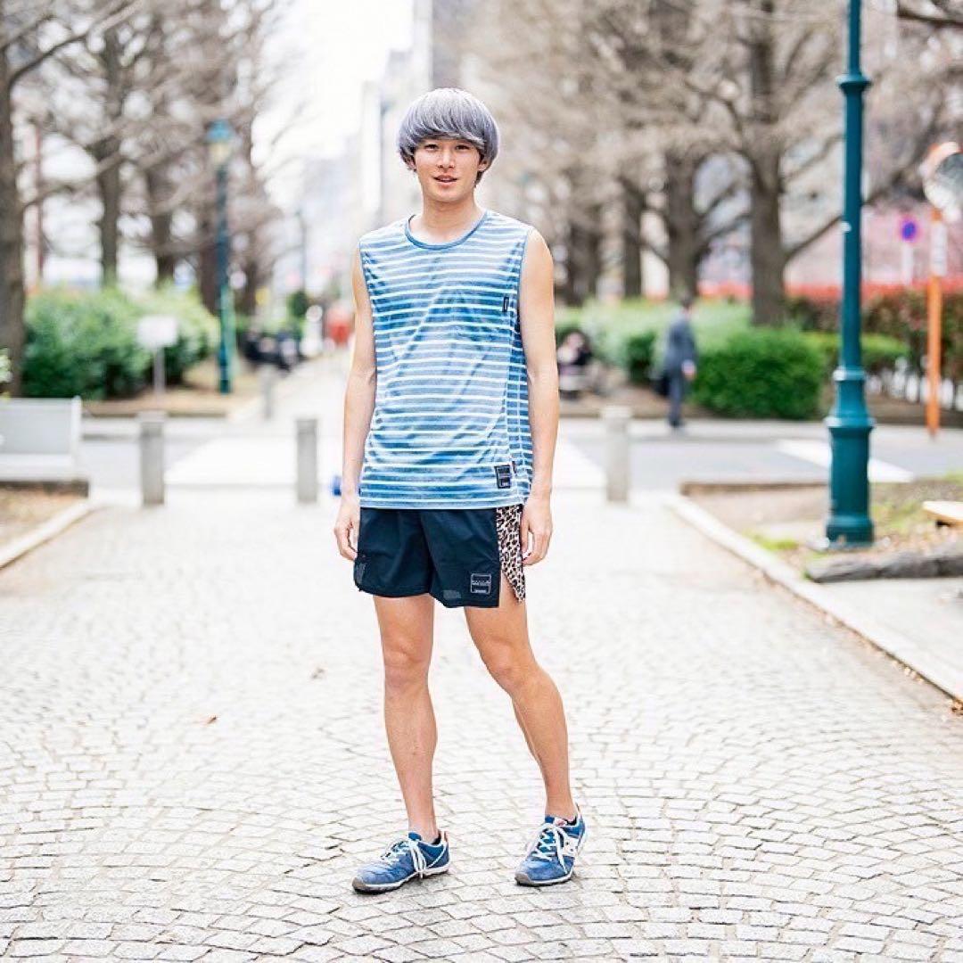 三津家着 マウンテンマーシャルアーツ MMA ノースリーブTシャツ 半袖 L