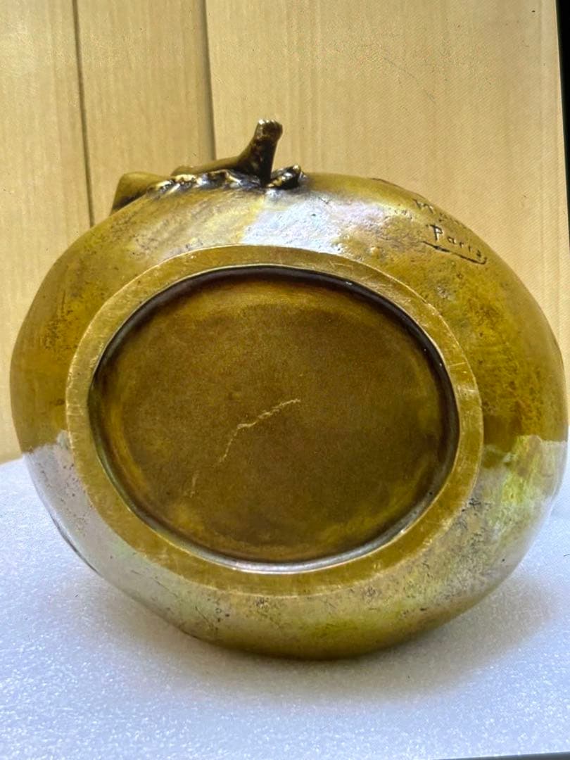 Marcel Paris ブロンズ 花瓶「Marsely Paris」彫刻家署名