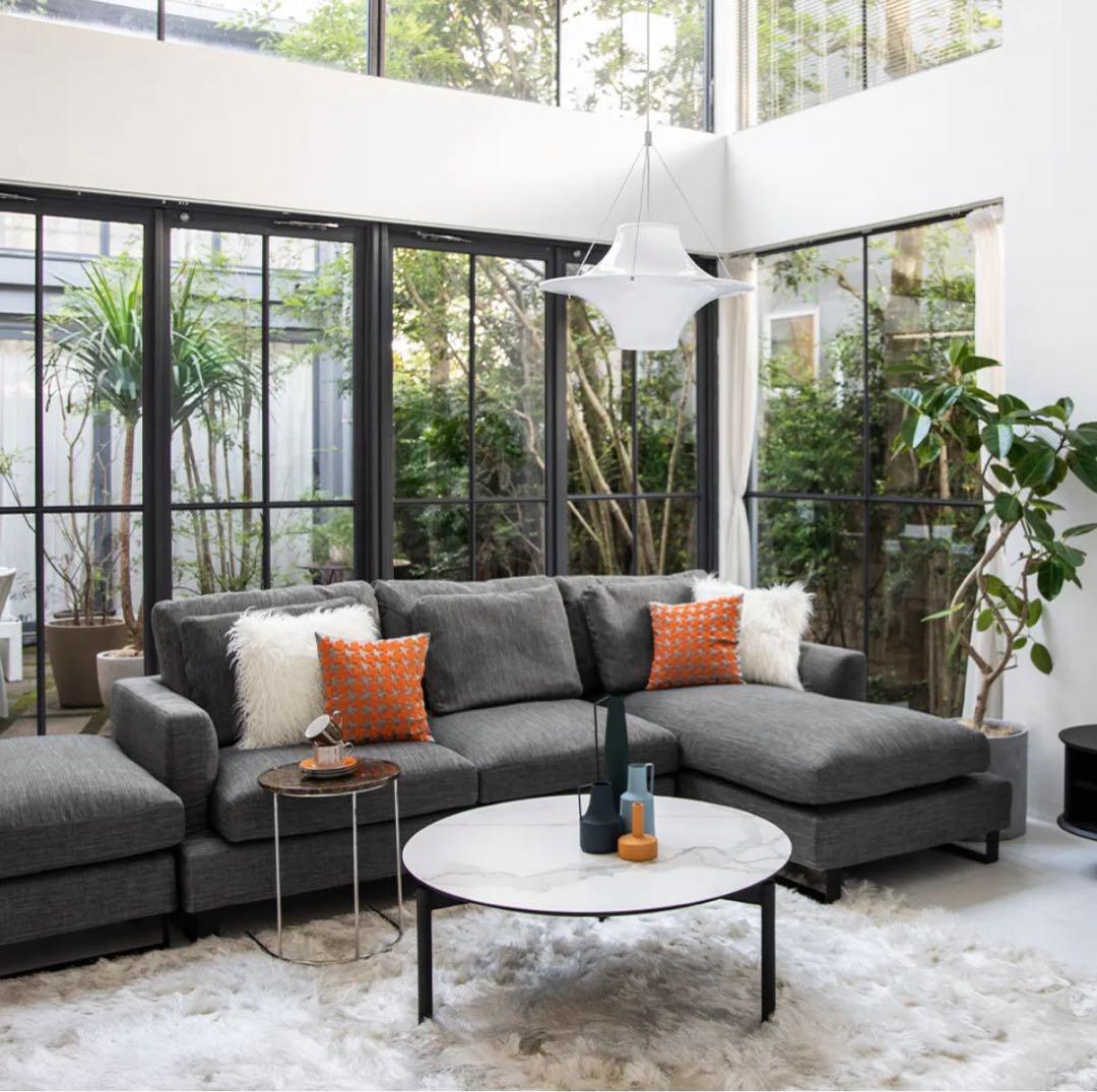 ARMONIA カウチソファ　NUBE オットマン付き