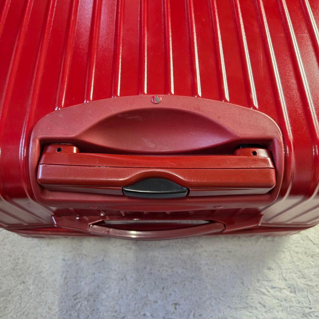 美品 希少 RIMOWA サルサ 63L キャリーケース レッド 855.63
