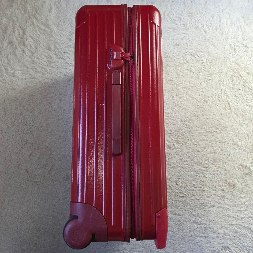 美品 希少 RIMOWA サルサ 63L キャリーケース レッド 855.63