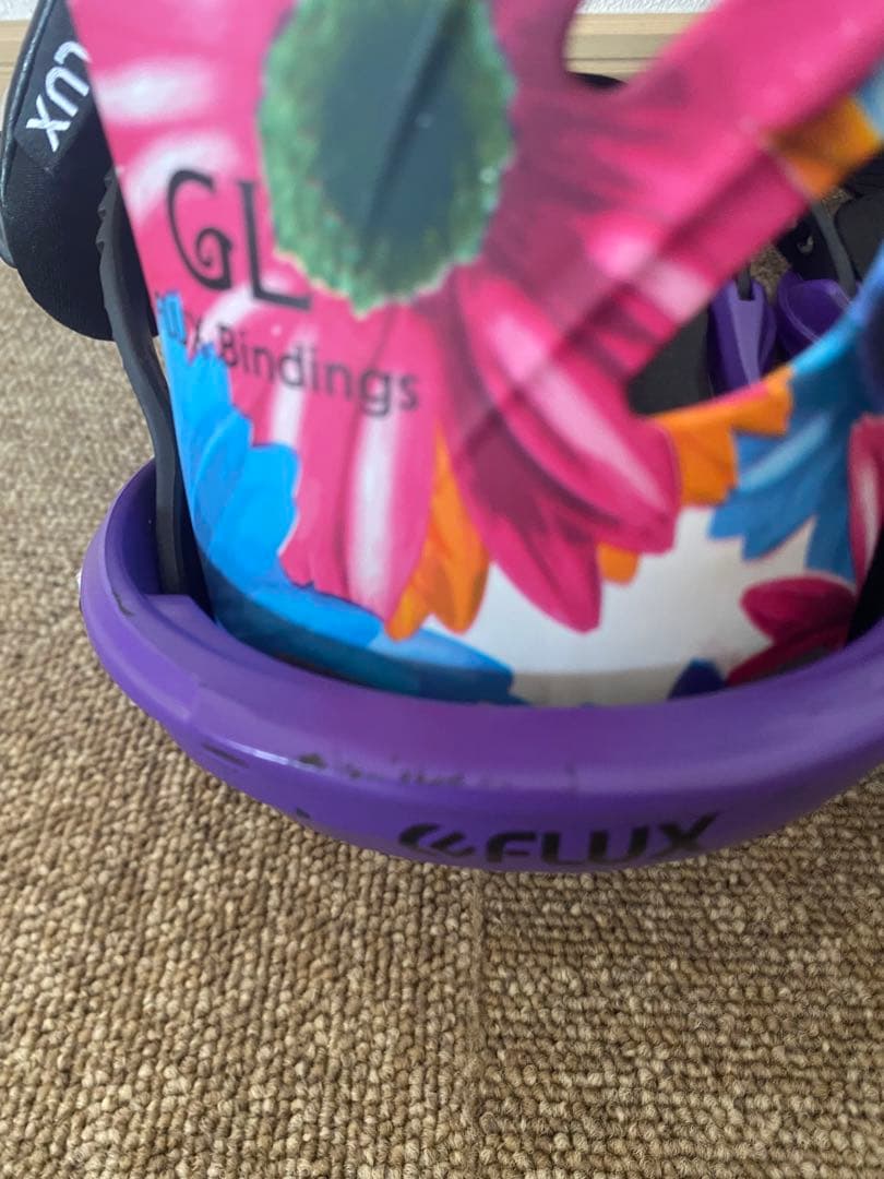 レディースFLUX スノーボードビンディング 花柄　スピード発送